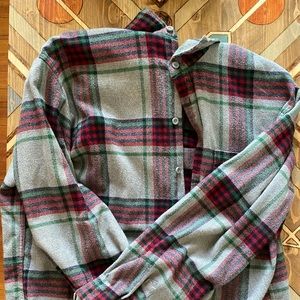 Flannel button down
